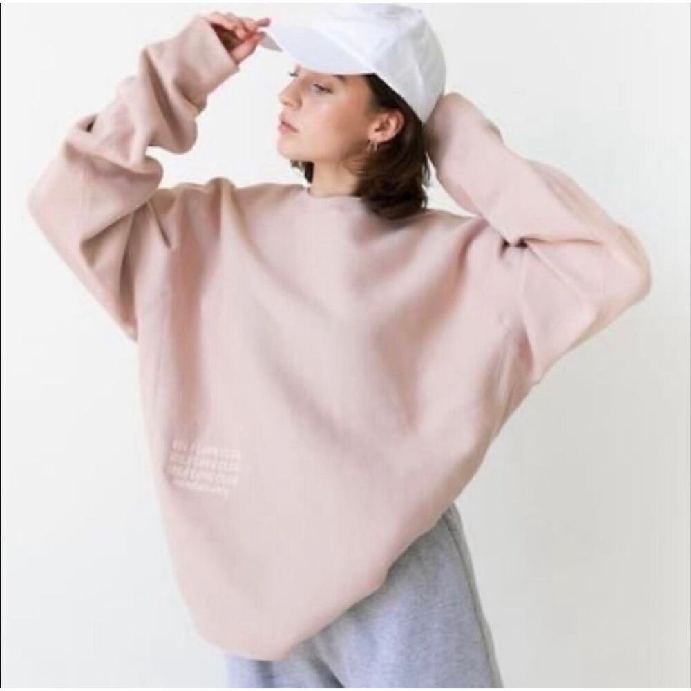 The Mayfair Group Pink Self Love Club Sweatshirt
